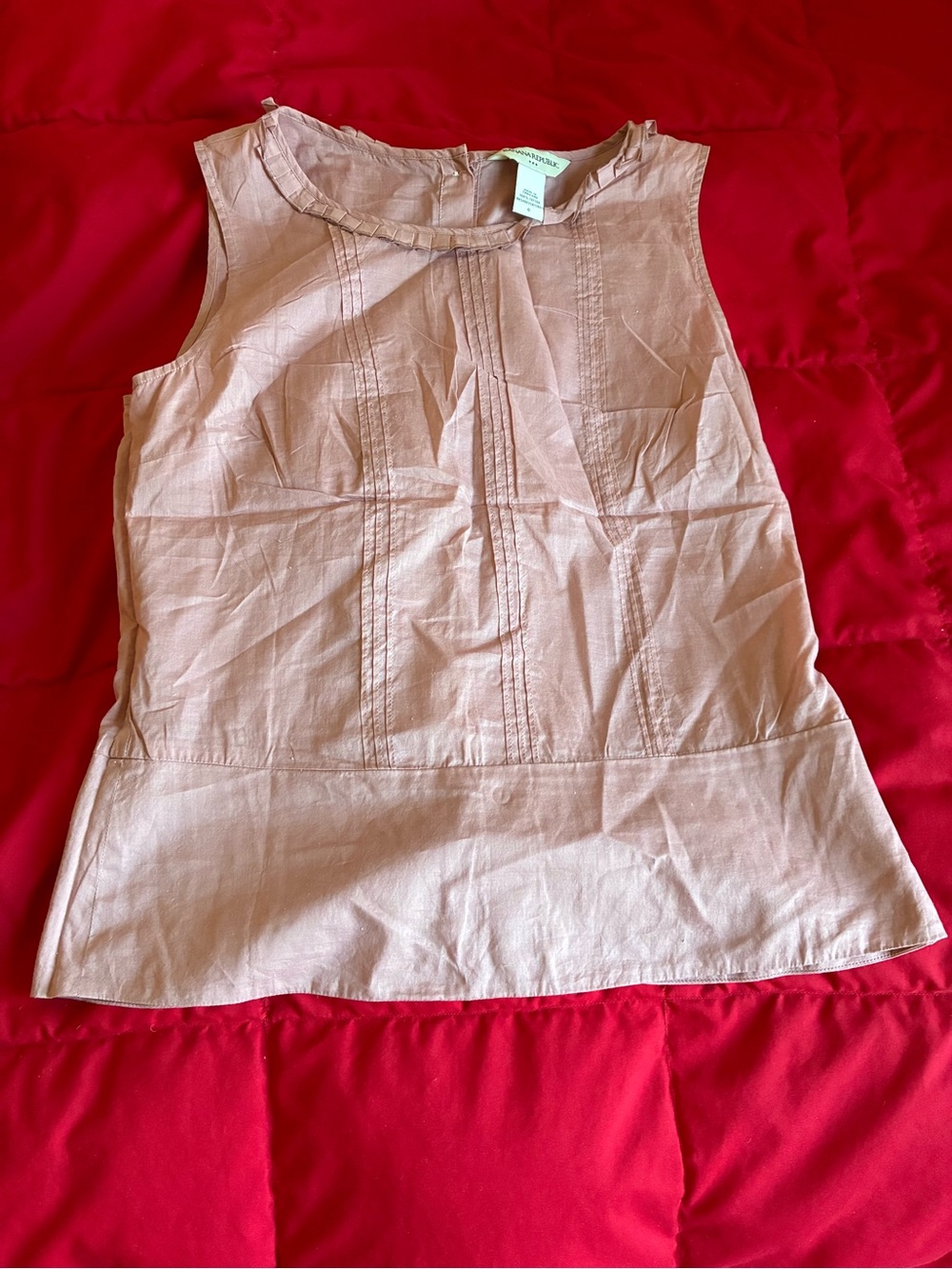 Banana Republic Dusty Rose Sleeveless Top